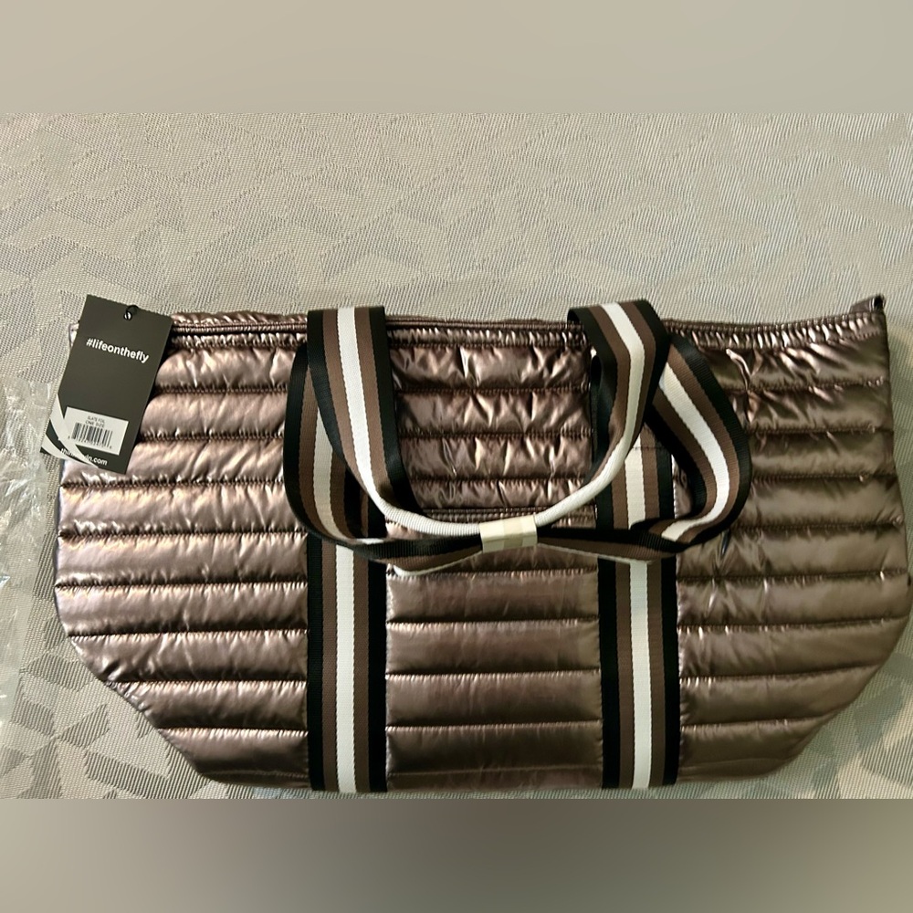 THINK ROYLN Metallic Travel Bag